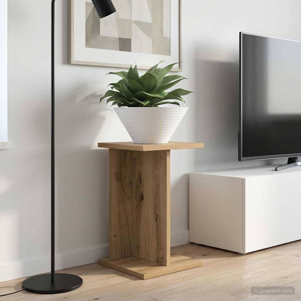 Βάση φυτών Τεχνίτικη Δρυς 25 x 25,5 x 40,5 εκ. - Pakobazaar