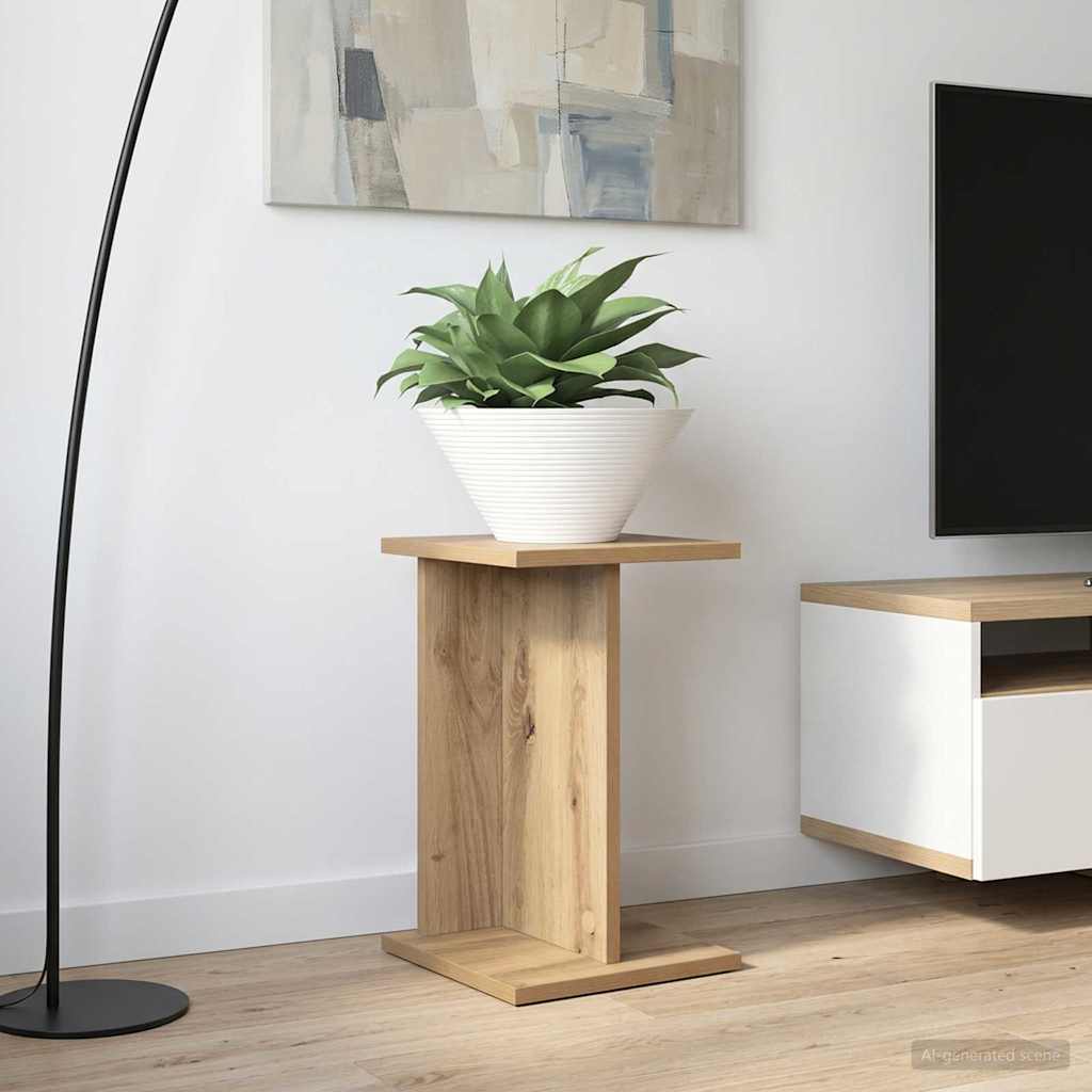 Βάση φυτών 2 pcs Τεχνίτικη Δρυς 25 x 25,5 x 40,5 εκ. - Pakobazaar