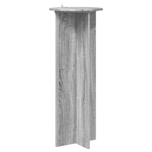 Βάση φυτών 2 pcs Γκρι Sonoma Ø40 x 100 εκ. Επεξεργασμένο Ξύλο - Pakobazaar