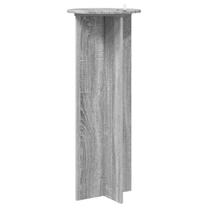 Βάση φυτών 2 pcs Γκρι Sonoma Ø40 x 100 εκ. Επεξεργασμένο Ξύλο - Pakobazaar