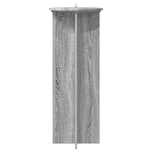 Βάση φυτών 2 pcs Γκρι Sonoma Ø40 x 100 εκ. Επεξεργασμένο Ξύλο - Pakobazaar
