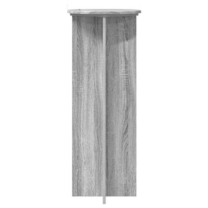 Βάση φυτών 2 pcs Γκρι Sonoma Ø40 x 100 εκ. Επεξεργασμένο Ξύλο - Pakobazaar