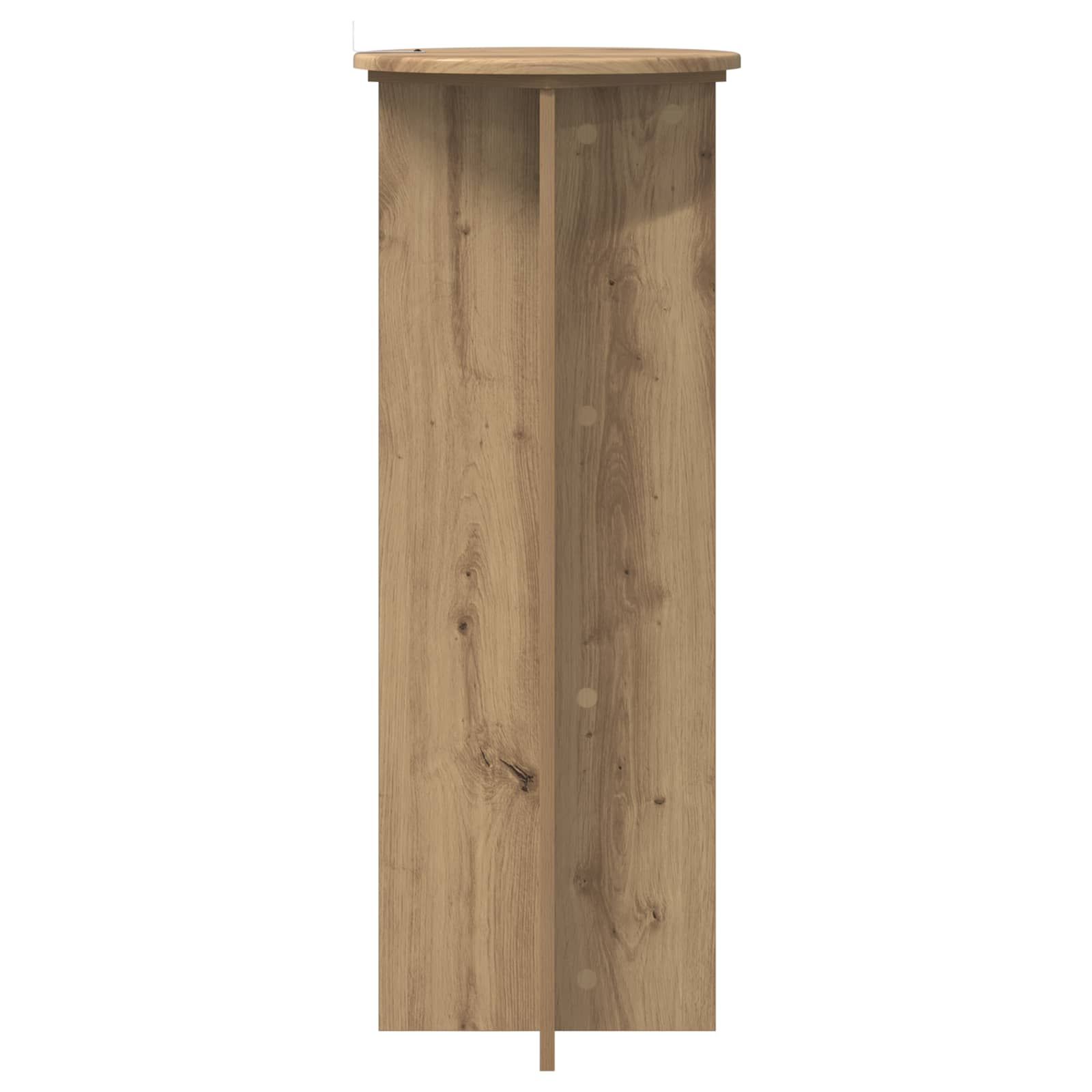 Βάση φυτών 2 pcs Artisan Δρυς Ø40 x 100 εκ. Επεξεργασμένο Ξύλο - Pakobazaar