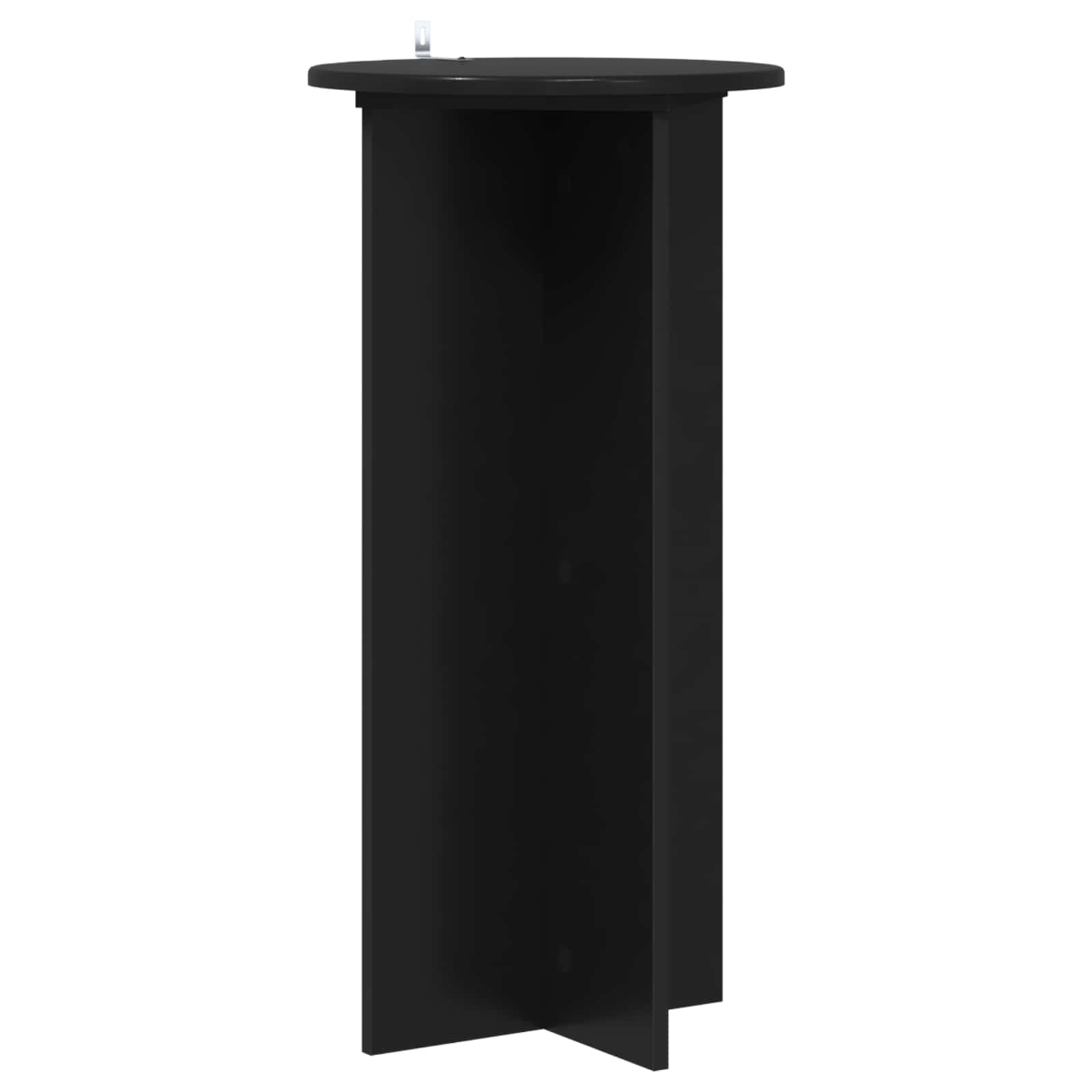 Βάση φυτών 2 pcs Μαύρο 40 x 40 x 80 cm Επεξεργασμένο Ξύλο - Pakobazaar