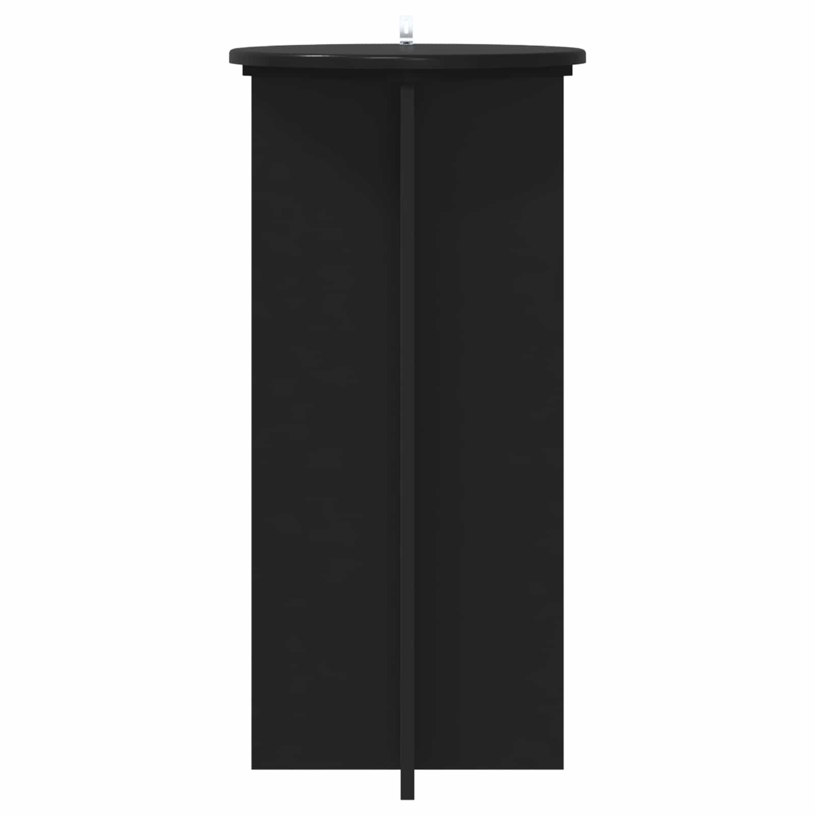 Βάση φυτών 2 pcs Μαύρο 40 x 40 x 80 cm Επεξεργασμένο Ξύλο - Pakobazaar