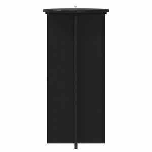 Βάση φυτών 2 pcs Μαύρο 40 x 40 x 80 cm Επεξεργασμένο Ξύλο - Pakobazaar