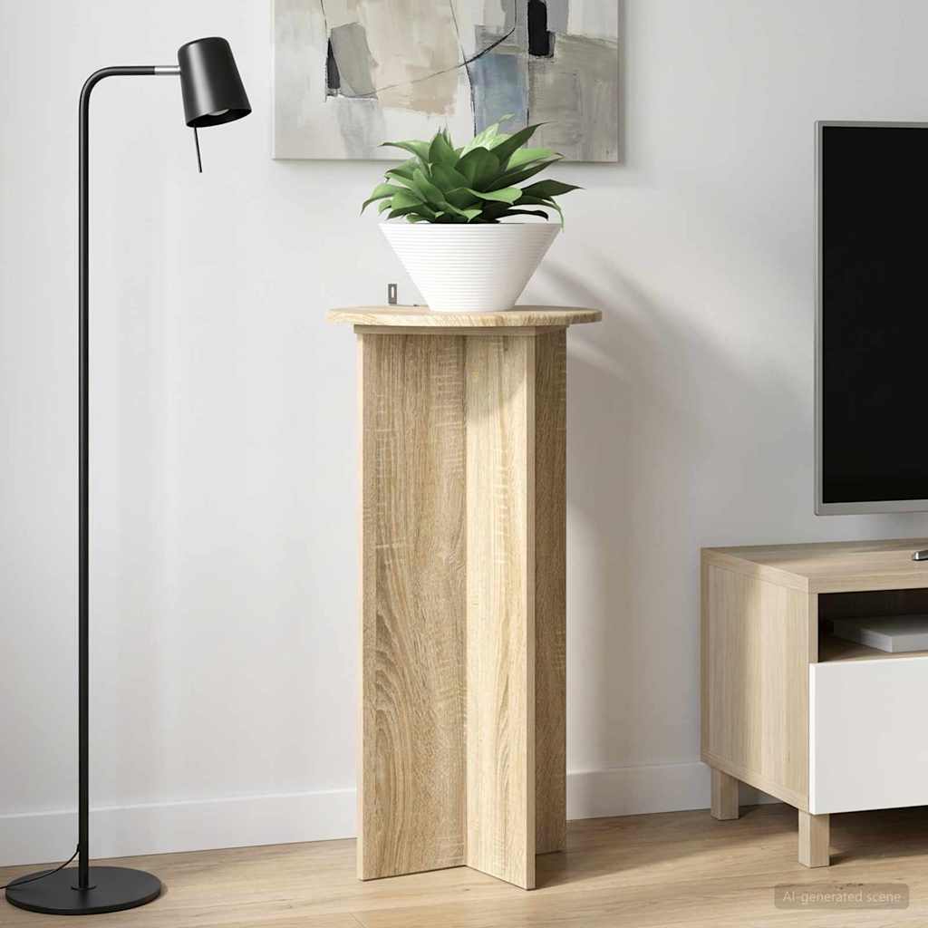 Βάση φυτών 2 pcs Sonoma Δρυς 40 x 40 x 80 cm Επεξεργασμένο Ξύλο - Pakobazaar