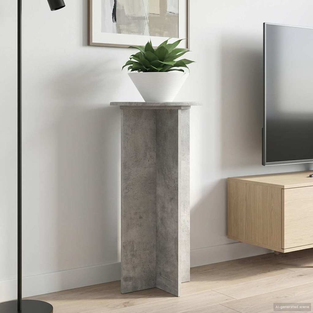 Βάση φυτών 2 pcs Γκρι Σκυροδέματος 40 x 40 x 80 cm - Pakobazaar