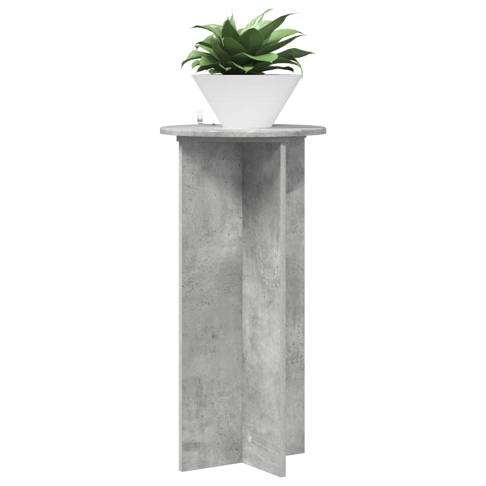 Βάση φυτών 2 pcs Γκρι Σκυροδέματος 40 x 40 x 80 cm - Pakobazaar