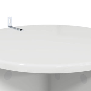 Βάση φυτών 2 pcs Γυαλιστερό Λευκό 40 x 40 x 80 cm - Pakobazaar