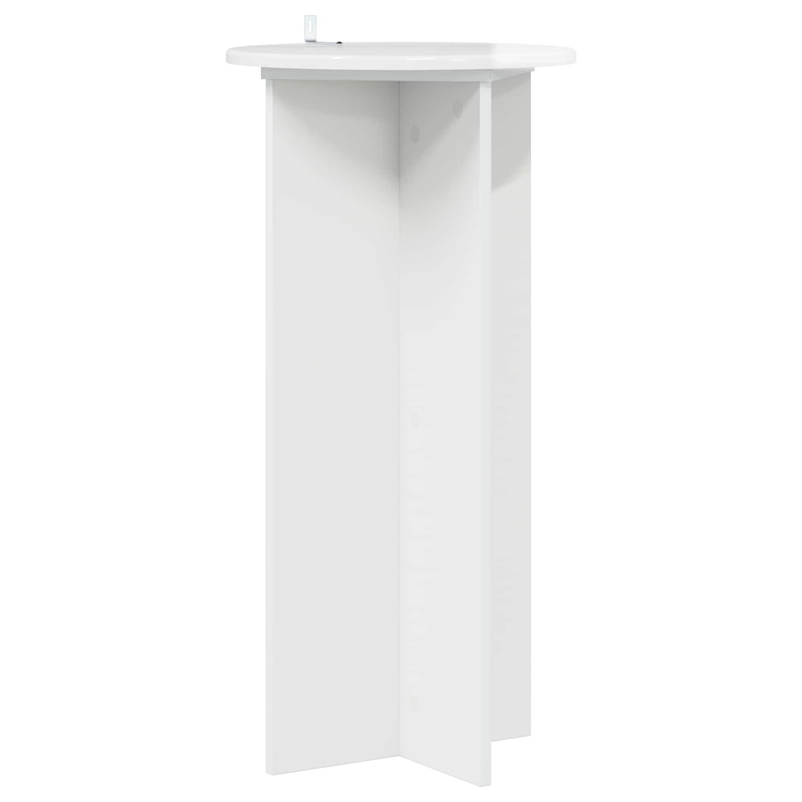 Βάση φυτών 2 pcs Γυαλιστερό Λευκό 40 x 40 x 80 cm - Pakobazaar