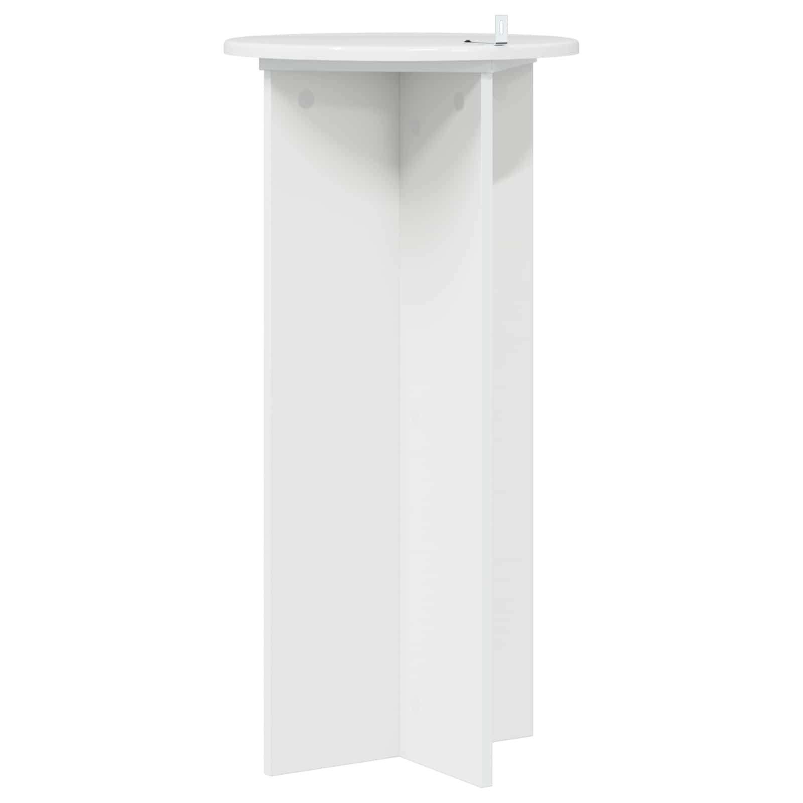 Βάση φυτών 2 pcs Γυαλιστερό Λευκό 40 x 40 x 80 cm - Pakobazaar