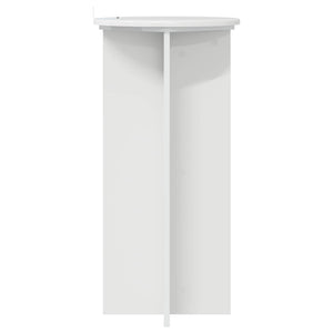 Βάση φυτών 2 pcs Γυαλιστερό Λευκό 40 x 40 x 80 cm - Pakobazaar