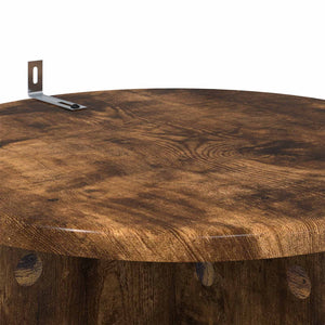 Βάση φυτών 2 pcs Καπνισμένο Ξύλο Δρυός 40 x 40 x 80 cm - Pakobazaar