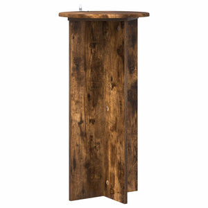 Βάση φυτών 2 pcs Καπνισμένο Ξύλο Δρυός 40 x 40 x 80 cm - Pakobazaar