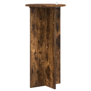 Βάση φυτών 2 pcs Καπνισμένο Ξύλο Δρυός 40 x 40 x 80 cm - Pakobazaar