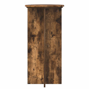Βάση φυτών 2 pcs Καπνισμένο Ξύλο Δρυός 40 x 40 x 80 cm - Pakobazaar