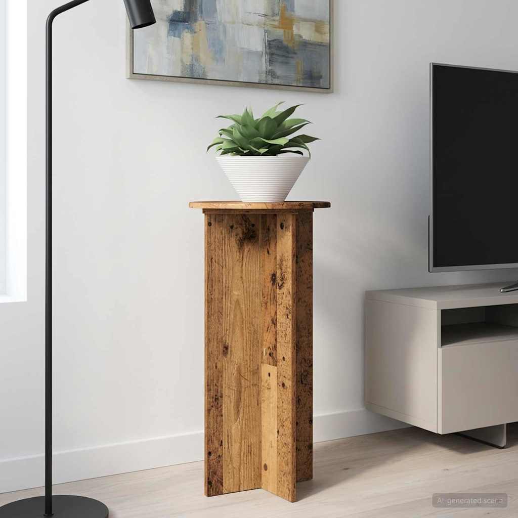 Βάση φυτών 2 pcs Παλαιωμένο ξύλο 40 x 40 x 80 cm - Pakobazaar