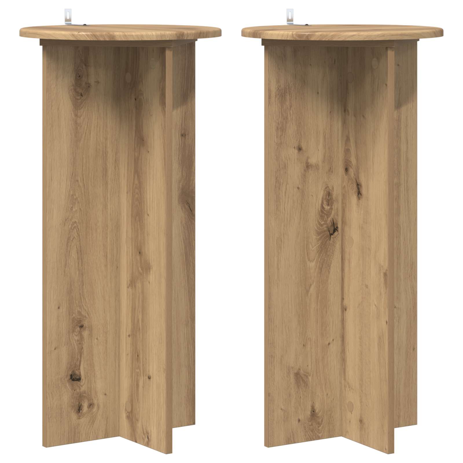 Βάση φυτών 2 pcs Artisan Δρυς 40 x 40 x 80 cm - Pakobazaar