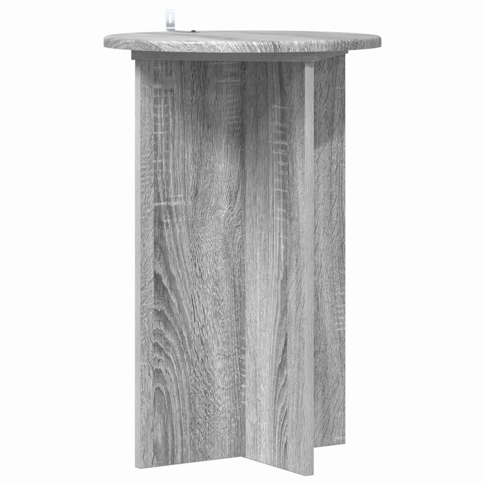 Βάση φυτών 2 pcs Γκρι Sonoma Ø40 x 60 εκ. Επεξεργασμένο Ξύλο - Pakobazaar