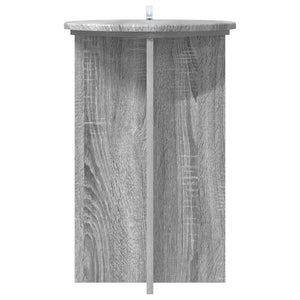 Βάση φυτών 2 pcs Γκρι Sonoma Ø40 x 60 εκ. Επεξεργασμένο Ξύλο - Pakobazaar