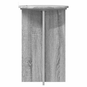 Βάση φυτών 2 pcs Γκρι Sonoma Ø40 x 60 εκ. Επεξεργασμένο Ξύλο - Pakobazaar