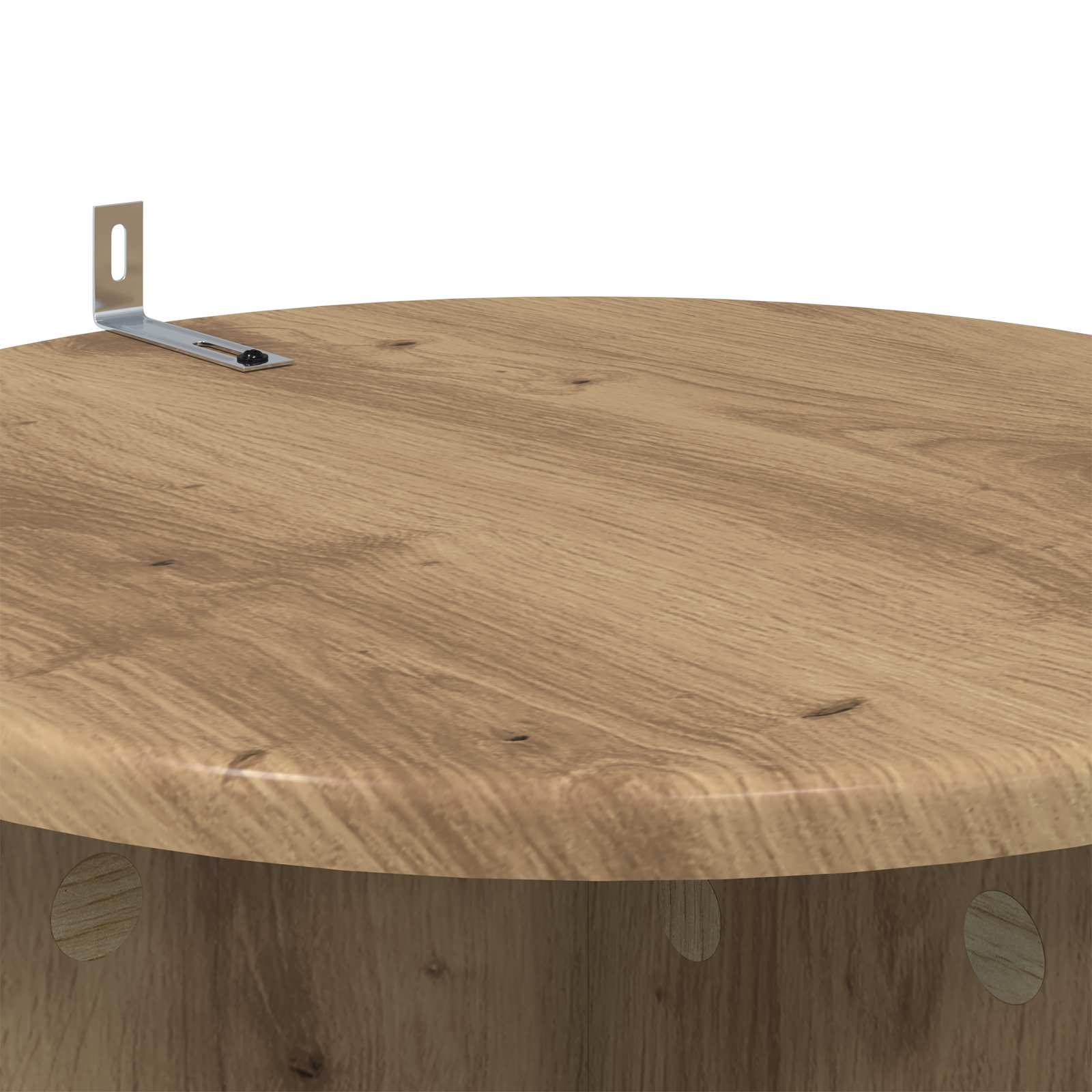 Βάση φυτών 2 pcs Artisan Δρυς Ø40 x 60 εκ. Επεξεργασμένο Ξύλο - Pakobazaar