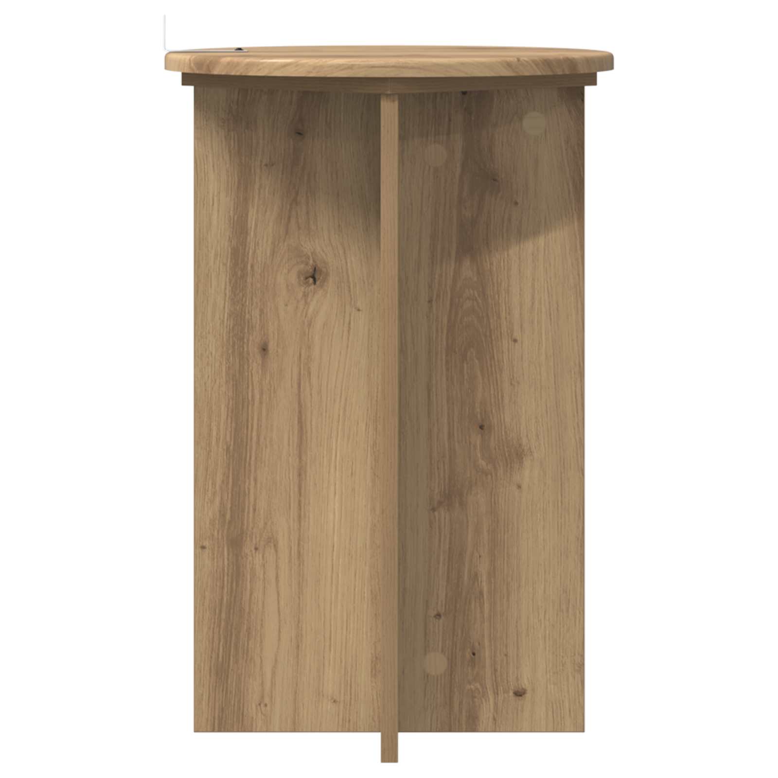 Βάση φυτών 2 pcs Artisan Δρυς Ø40 x 60 εκ. Επεξεργασμένο Ξύλο - Pakobazaar