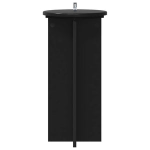Βάση φυτών 2 pcs Μαύρο 29,5 x 29,5 x 60 εκ. Επεξεργασμένο Ξύλο - Pakobazaar