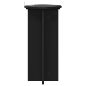 Βάση φυτών 2 pcs Μαύρο 29,5 x 29,5 x 60 εκ. Επεξεργασμένο Ξύλο - Pakobazaar