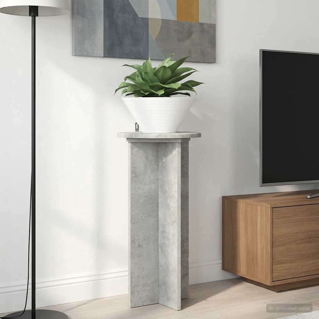 Βάση φυτών 2 pcs Γκρι Σκυροδέματος 29,5 x 29,5 x 60 εκ. - Pakobazaar