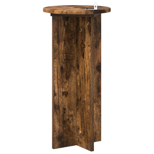 Βάση φυτών 2 pcs Καπνισμένο Ξύλο Δρυός 29,5 x 29,5 x 60 εκ. - Pakobazaar