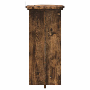 Βάση φυτών 2 pcs Καπνισμένο Ξύλο Δρυός 29,5 x 29,5 x 60 εκ. - Pakobazaar