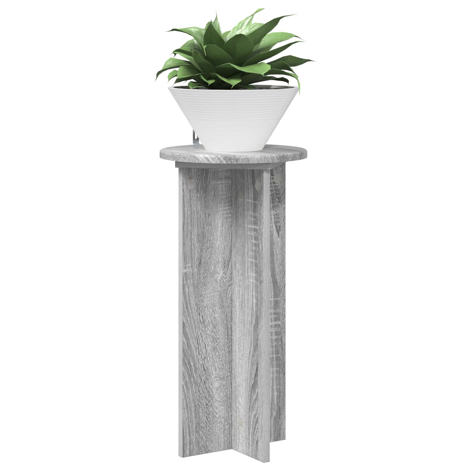 Βάση φυτών 2 pcs Γκρι Sonoma 29,5 x 29,5 x 60 εκ. - Pakobazaar