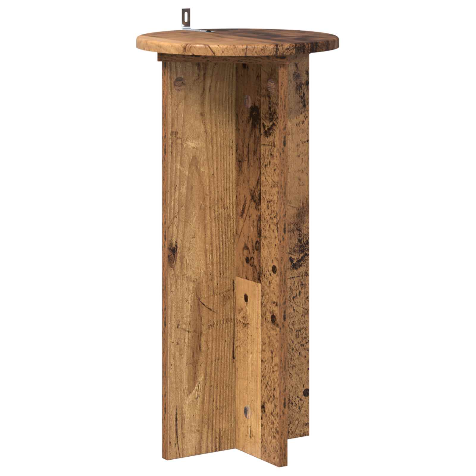 Βάση φυτών 2 pcs Παλαιωμένο ξύλο 29,5 x 29,5 x 60 εκ. - Pakobazaar