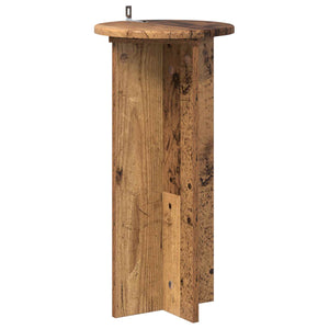 Βάση φυτών 2 pcs Παλαιωμένο ξύλο 29,5 x 29,5 x 60 εκ. - Pakobazaar