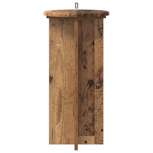 Βάση φυτών 2 pcs Παλαιωμένο ξύλο 29,5 x 29,5 x 60 εκ. - Pakobazaar