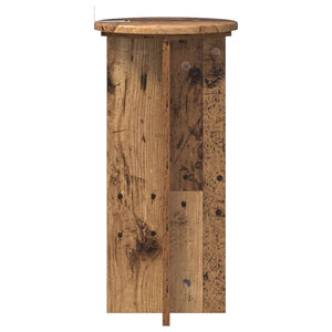 Βάση φυτών 2 pcs Παλαιωμένο ξύλο 29,5 x 29,5 x 60 εκ. - Pakobazaar