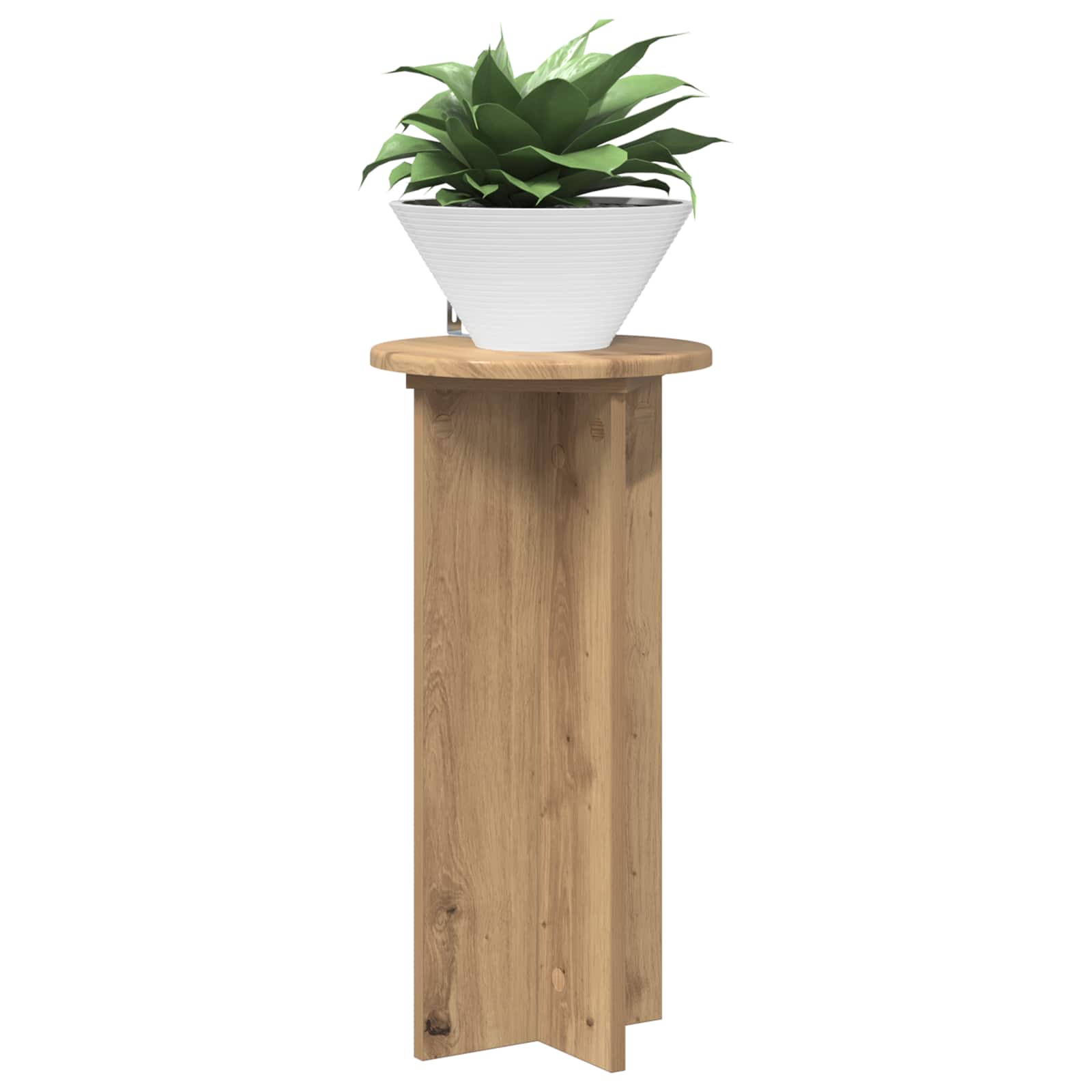 Βάση φυτών 2 pcs Artisan Δρυς 29,5 x 29,5 x 60 εκ. - Pakobazaar