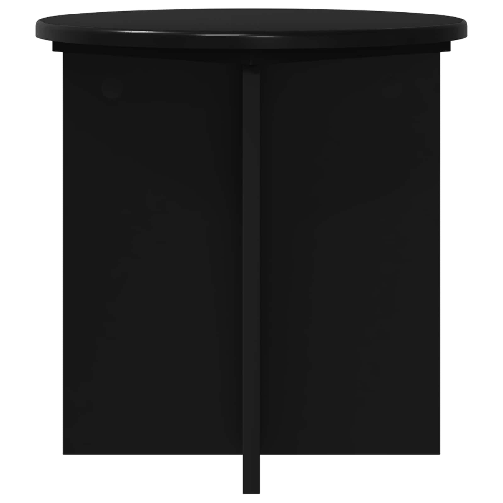 Βάση φυτών 2 pcs Μαύρο 40 x 40 x 40 cm Επεξεργασμένο Ξύλο - Pakobazaar