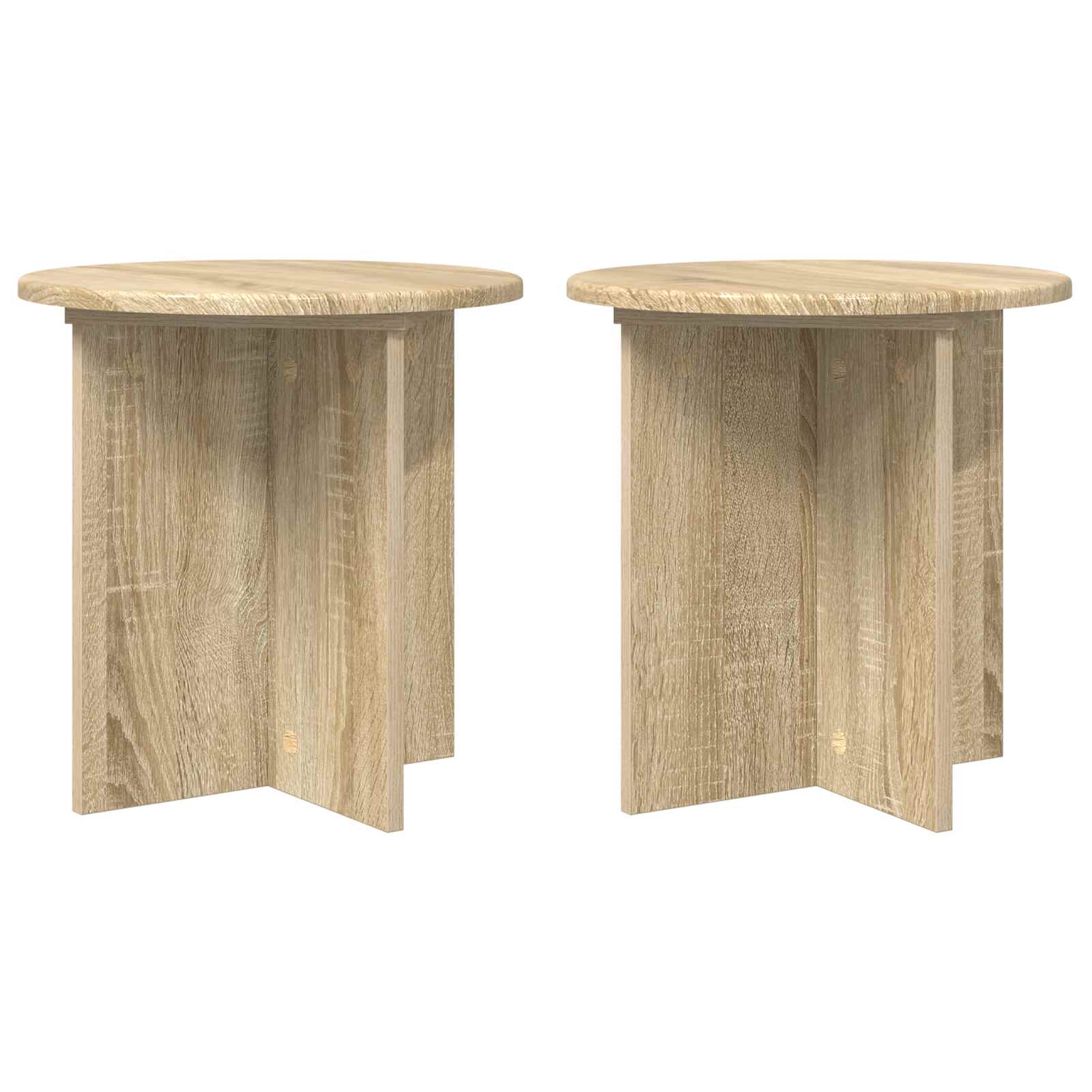 Βάση φυτών 2 pcs Sonoma Δρυς 40 x 40 x 40 cm Επεξεργασμένο Ξύλο - Pakobazaar