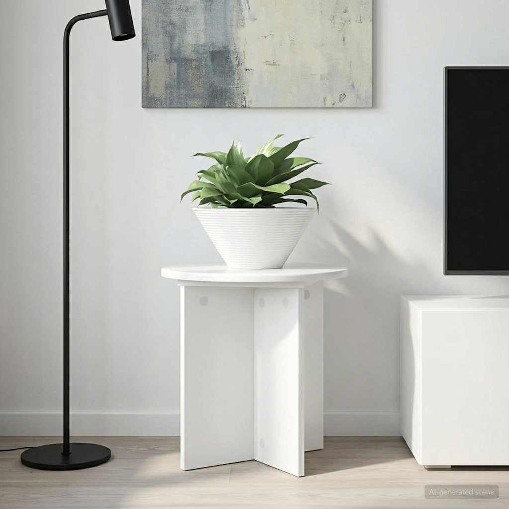 Βάση φυτών 2 pcs Γυαλιστερό Λευκό 40 x 40 x 40 cm - Pakobazaar