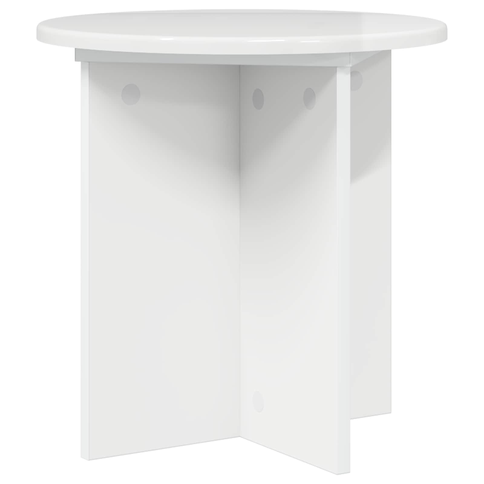 Βάση φυτών 2 pcs Γυαλιστερό Λευκό 40 x 40 x 40 cm - Pakobazaar