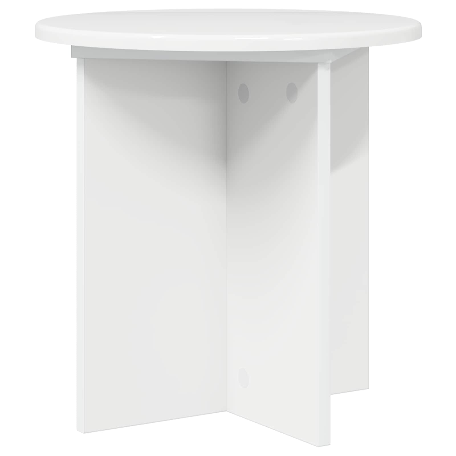 Βάση φυτών 2 pcs Γυαλιστερό Λευκό 40 x 40 x 40 cm - Pakobazaar
