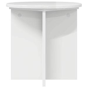 Βάση φυτών 2 pcs Γυαλιστερό Λευκό 40 x 40 x 40 cm - Pakobazaar