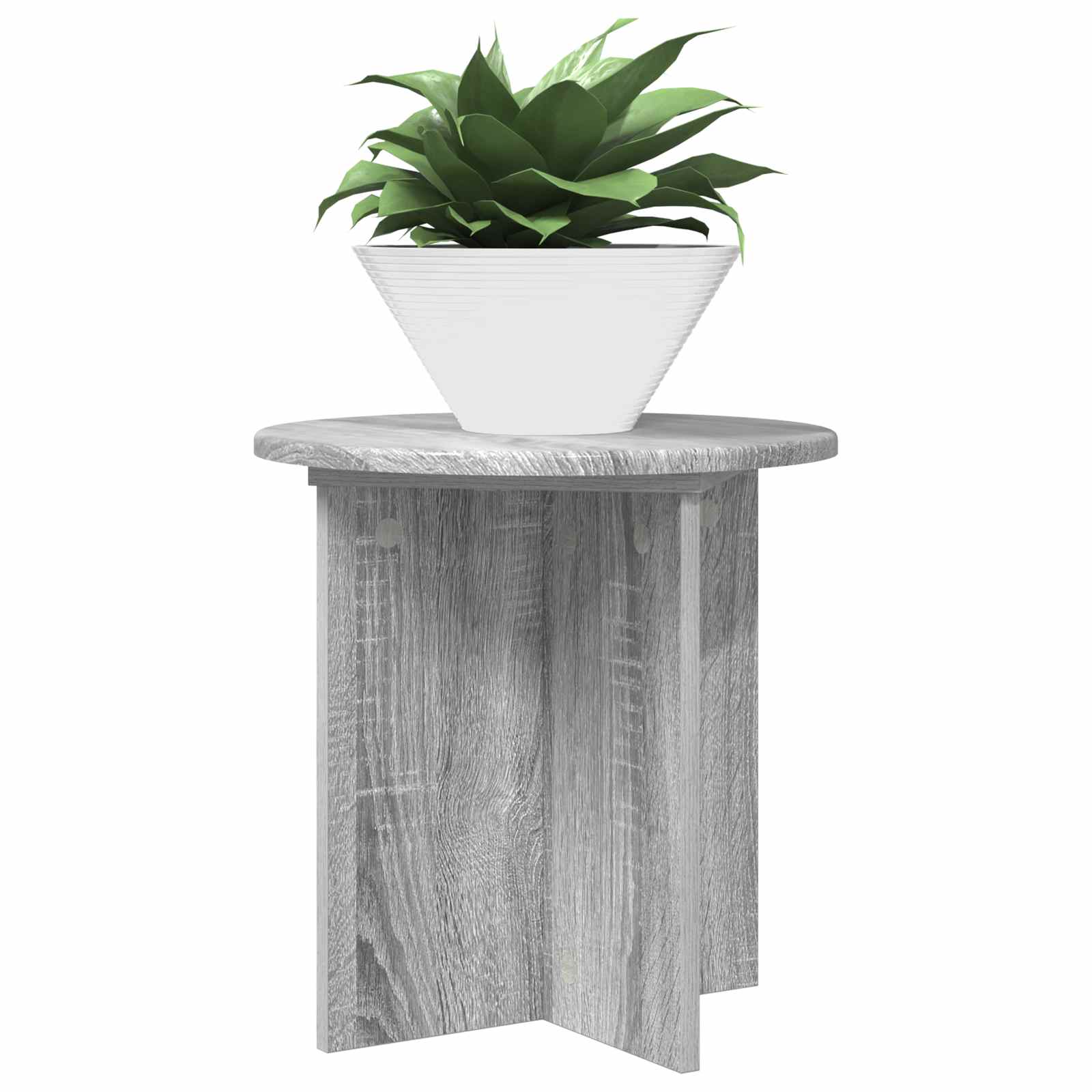 Βάση φυτών 2 pcs Γκρι Sonoma 40 x 40 x 40 cm Επεξεργασμένο Ξύλο - Pakobazaar