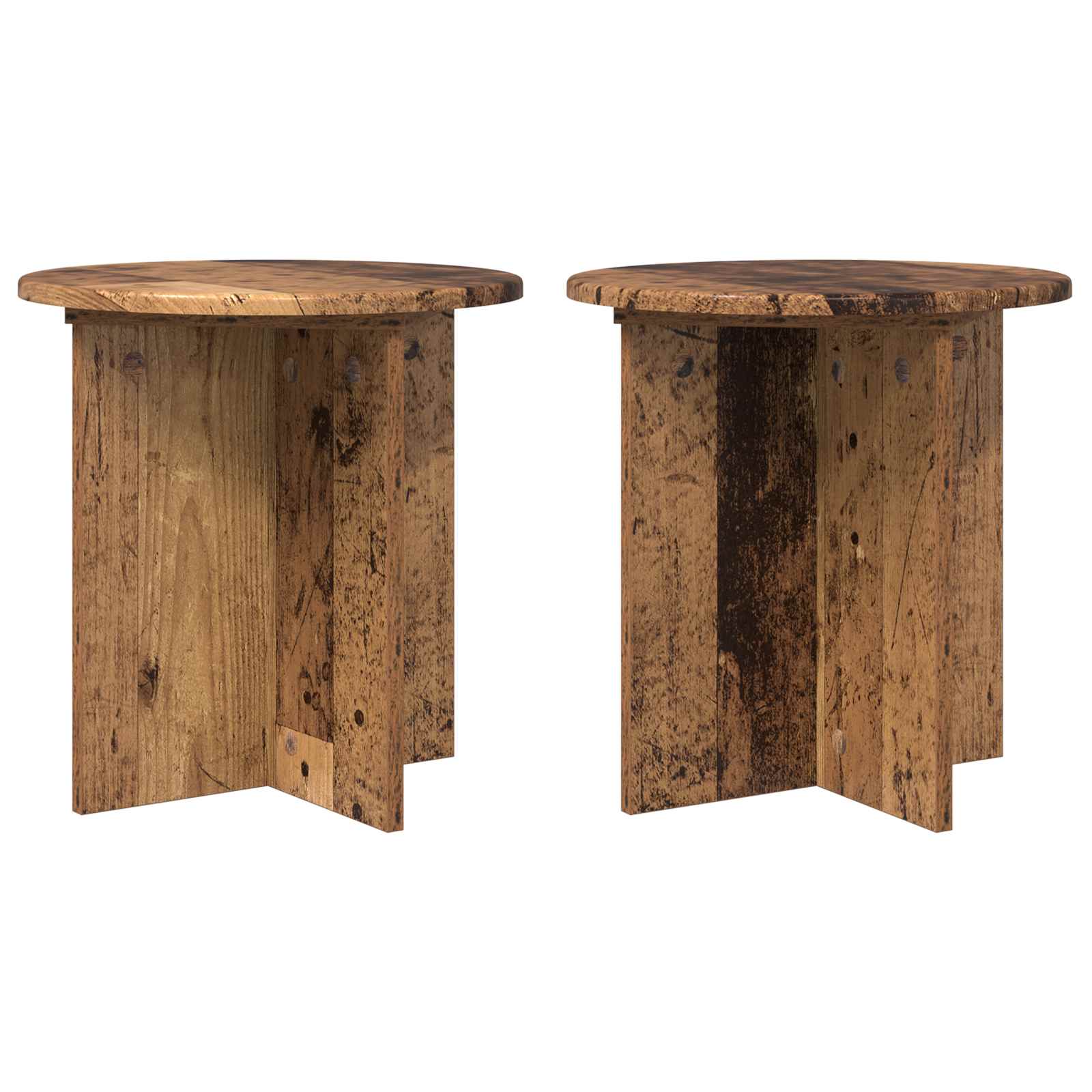 Βάση φυτών 2 pcs Παλαιωμένο ξύλο 40 x 40 x 40 cm - Pakobazaar