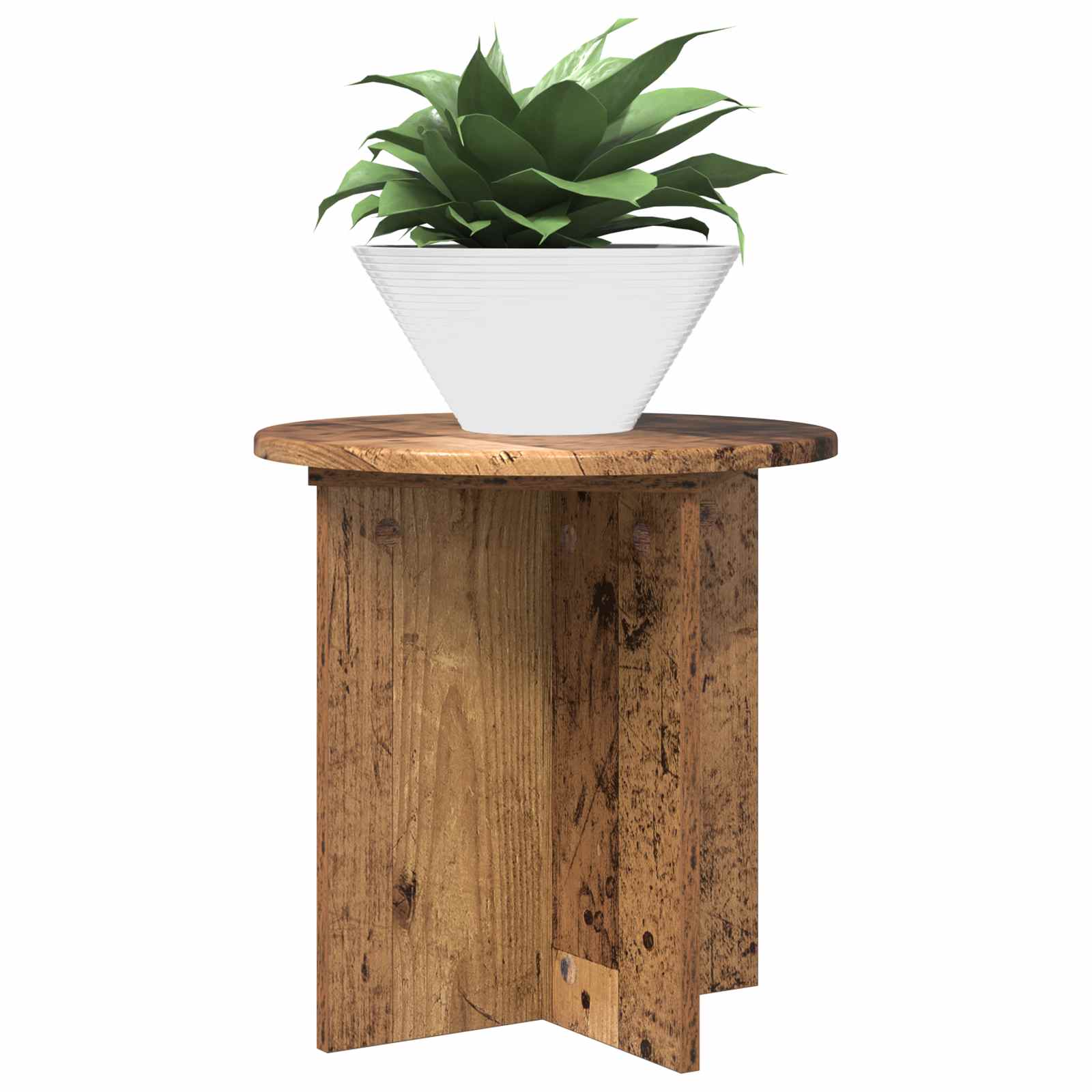Βάση φυτών 2 pcs Παλαιωμένο ξύλο 40 x 40 x 40 cm - Pakobazaar