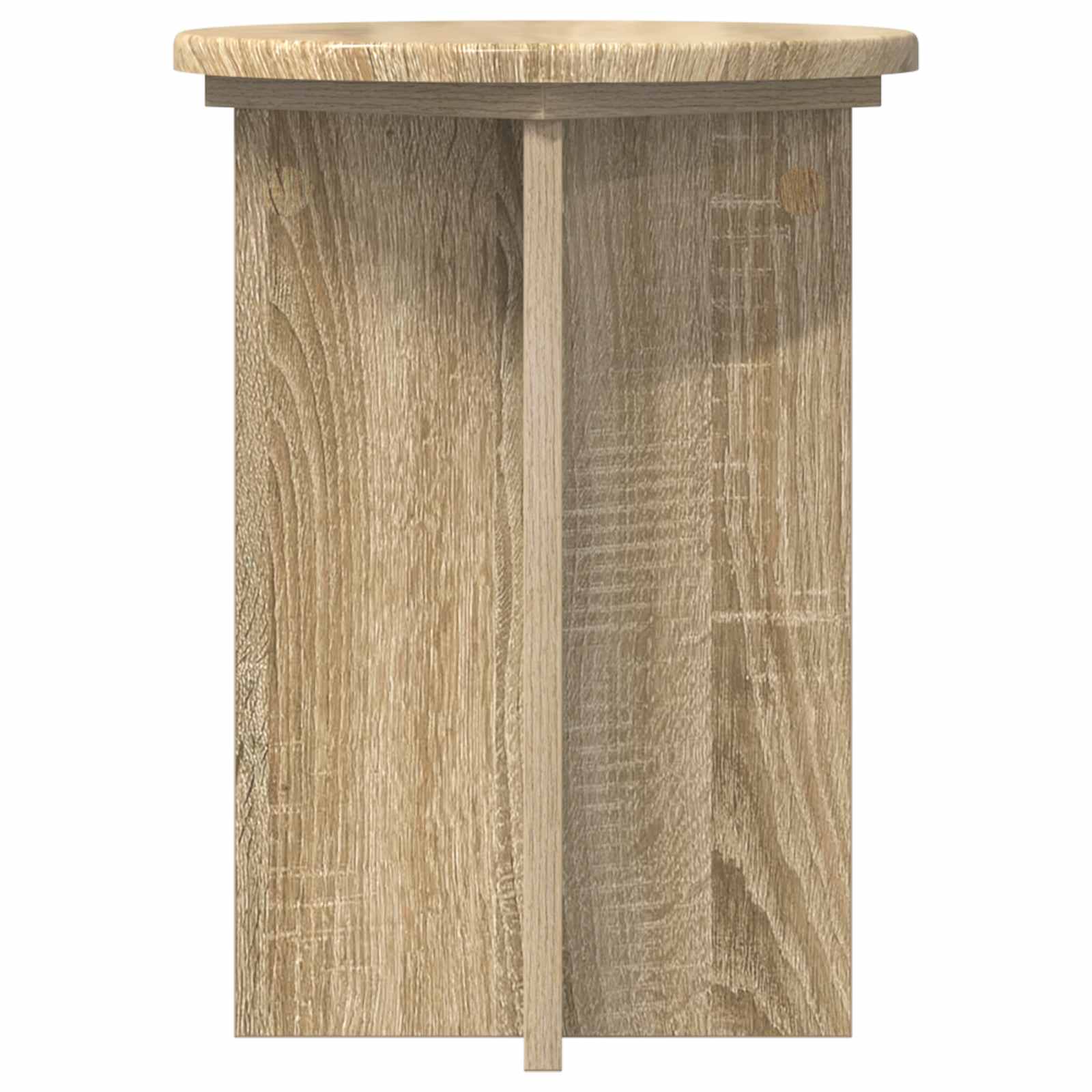 Βάση φυτών 2 pcs Sonoma Δρυς Ø29,5 x 40 εκ. Επεξεργασμένο Ξύλο - Pakobazaar