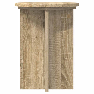 Βάση φυτών 2 pcs Sonoma Δρυς Ø29,5 x 40 εκ. Επεξεργασμένο Ξύλο - Pakobazaar